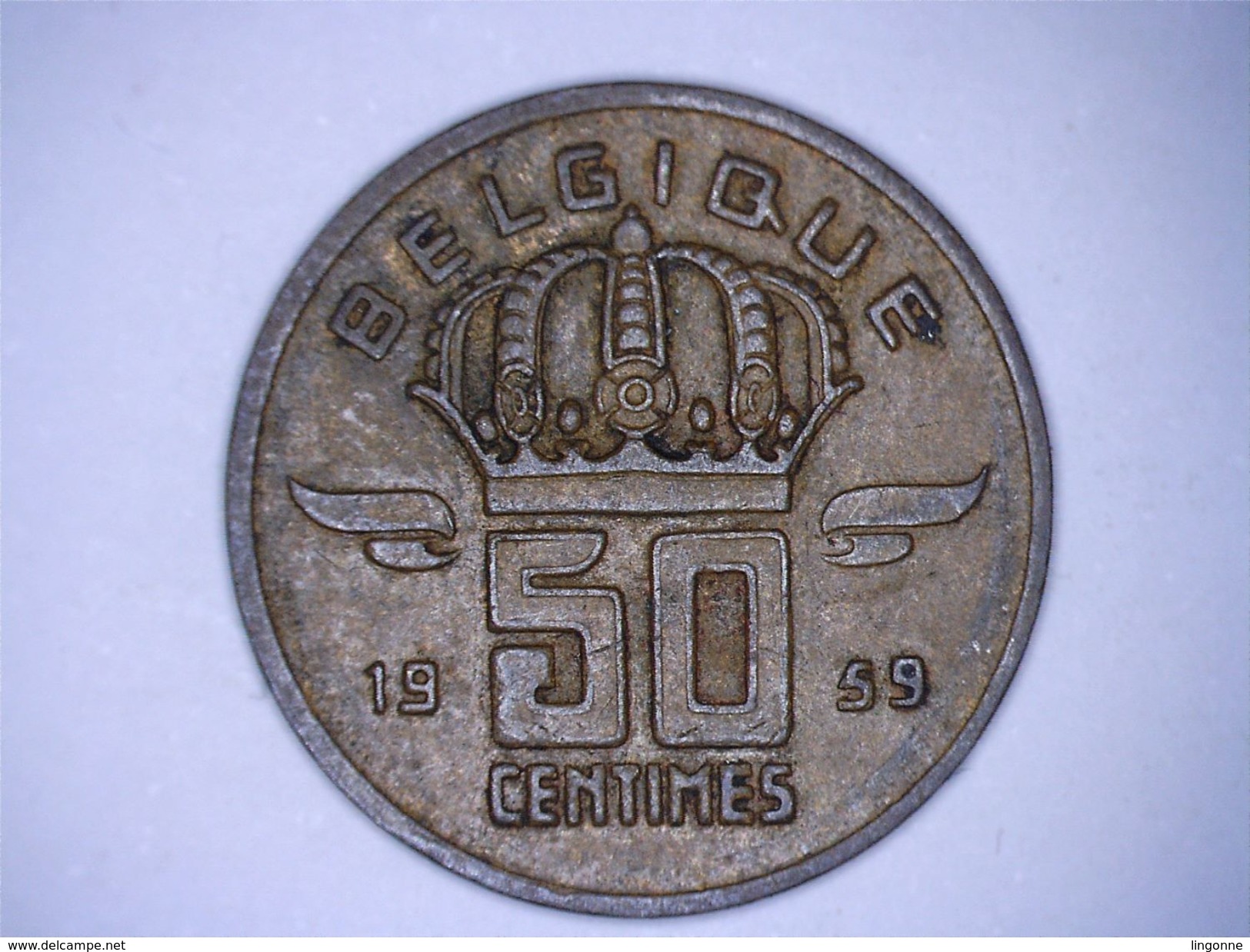BELGIQUE - 50 CENTIMES 1959 - BAUDOUIN I - 50 Centimes