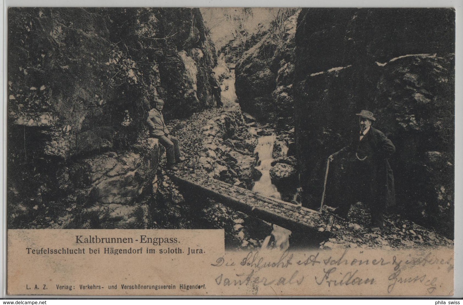 Kaltbrunnen-Engpass - Teufelsschlucht Bei Hägendorf Im Soloth. Jura - Hägendorf