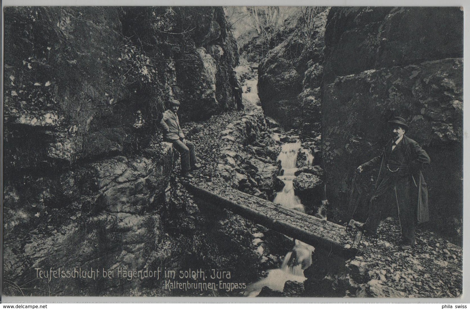 Teufelsschlucht Bei Hägendorf Im Soloth. Jura - Kaltenbrunnen-Engpass - Hägendorf