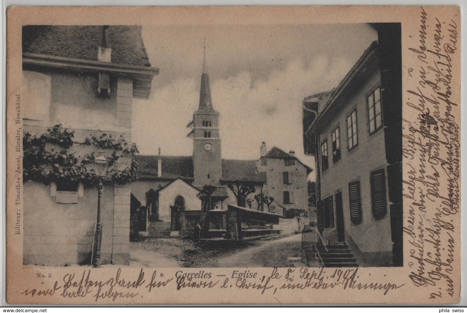 Corcelles - Eglise - Animee - Photo: Timothe Jacot - Corcelles