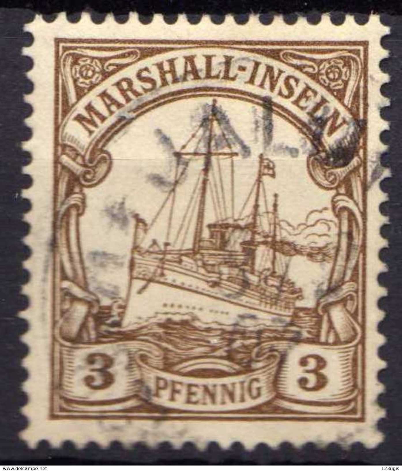 Deutsche Kolonien, Marshall-Inseln Mi 13, Gestempelt [060713VI] @ - Marshall