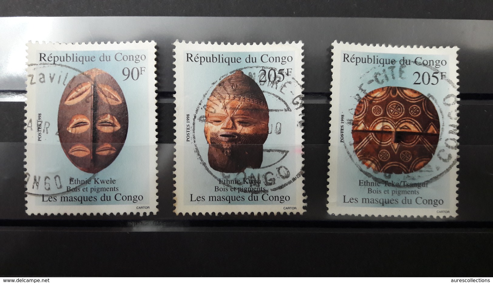 CONGO 1998 - SHORT SET 3 From 4 - USED - Afgestempeld