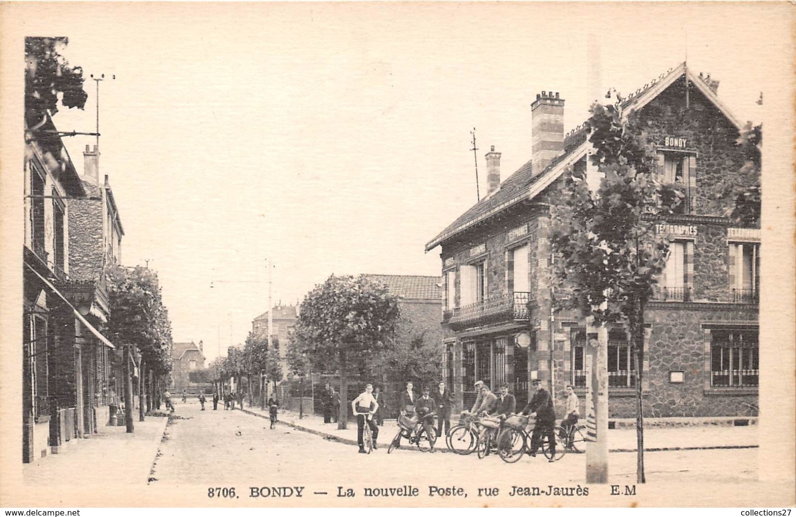 93-BONDY- LA NOUVELLE POSTE RUE JEAN JAURES - Bondy