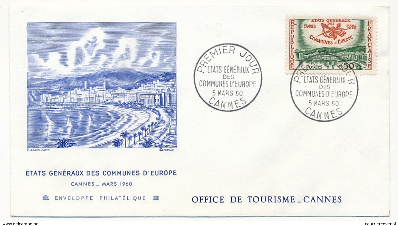 3 FDC Et 3 Cartes Maxi. CANNES - Etats Généraux Des Communes D'Europe - 1960 - Covers & Documents