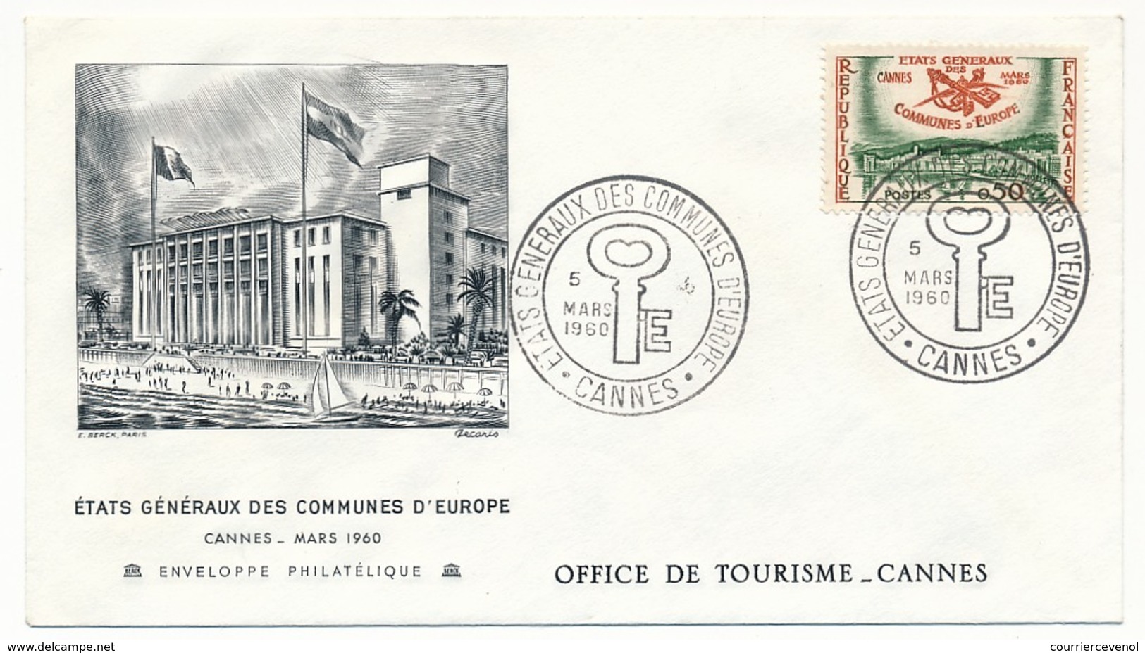 3 FDC Et 3 Cartes Maxi. CANNES - Etats Généraux Des Communes D'Europe - 1960 - Briefe U. Dokumente