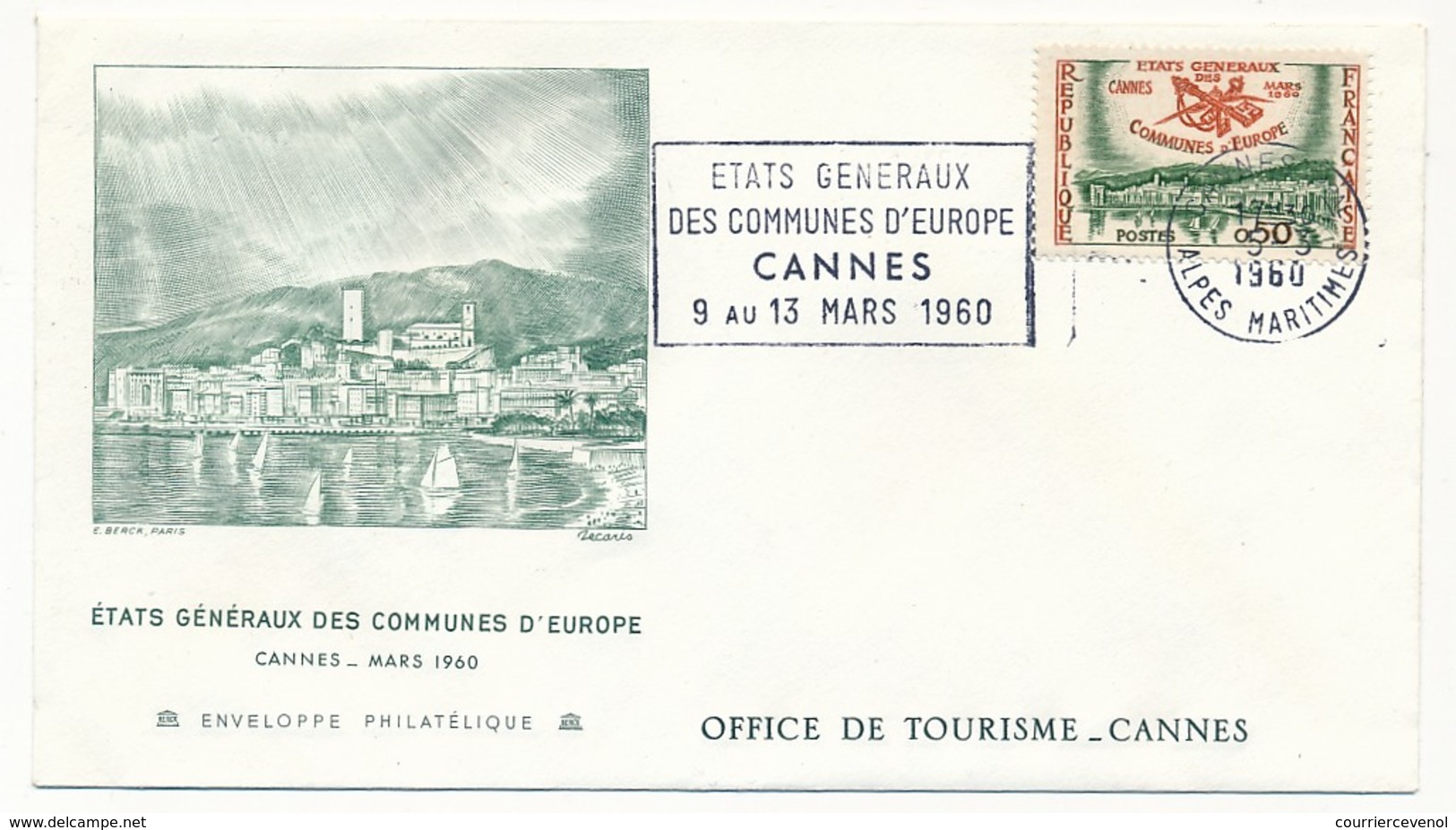 3 FDC Et 3 Cartes Maxi. CANNES - Etats Généraux Des Communes D'Europe - 1960 - Covers & Documents