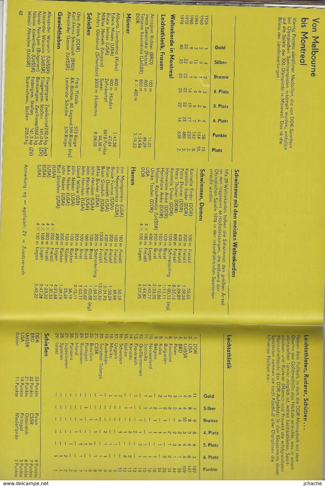 DDR 90.IOC-SESSION 1985 BERLIN + 90 Trümpfe MONTREAL 76 -- 90eme Session Du CIO BERLIN 1985 + Palmarès MONTREAL 76 - Libros