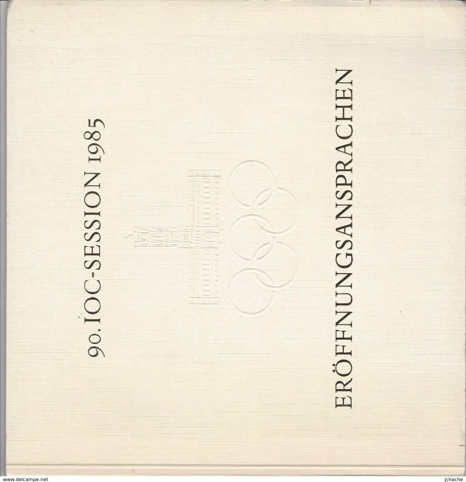 DDR 90.IOC-SESSION 1985 BERLIN + 90 Trümpfe MONTREAL 76 -- 90eme Session Du CIO BERLIN 1985 + Palmarès MONTREAL 76 - Livres