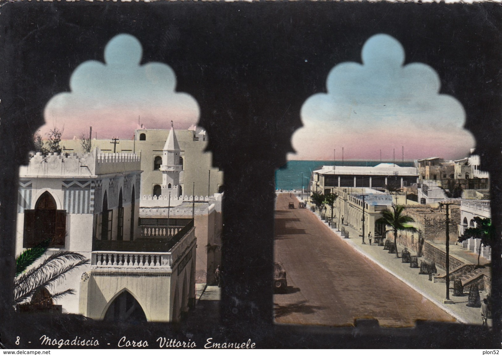 11046-MOGADISCIO(SOMALIA)-CORSO VITTORIO EMANUELE-1953-FG - Somalia