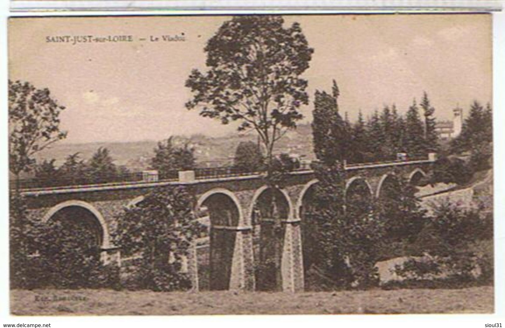 42..SAINT - JUST - SUR - LOIRE - LE  VIADUC    BE - Saint Just Saint Rambert