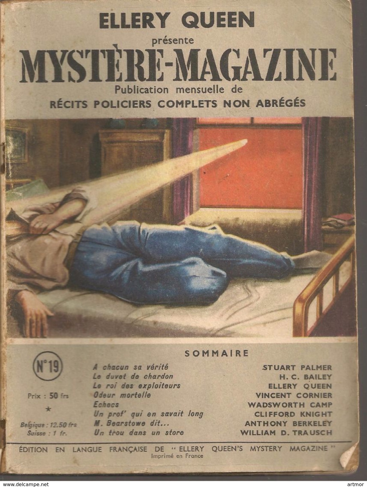 MYSTÈRE-MAGAZINE N°19 - Opta - Ellery Queen Magazine