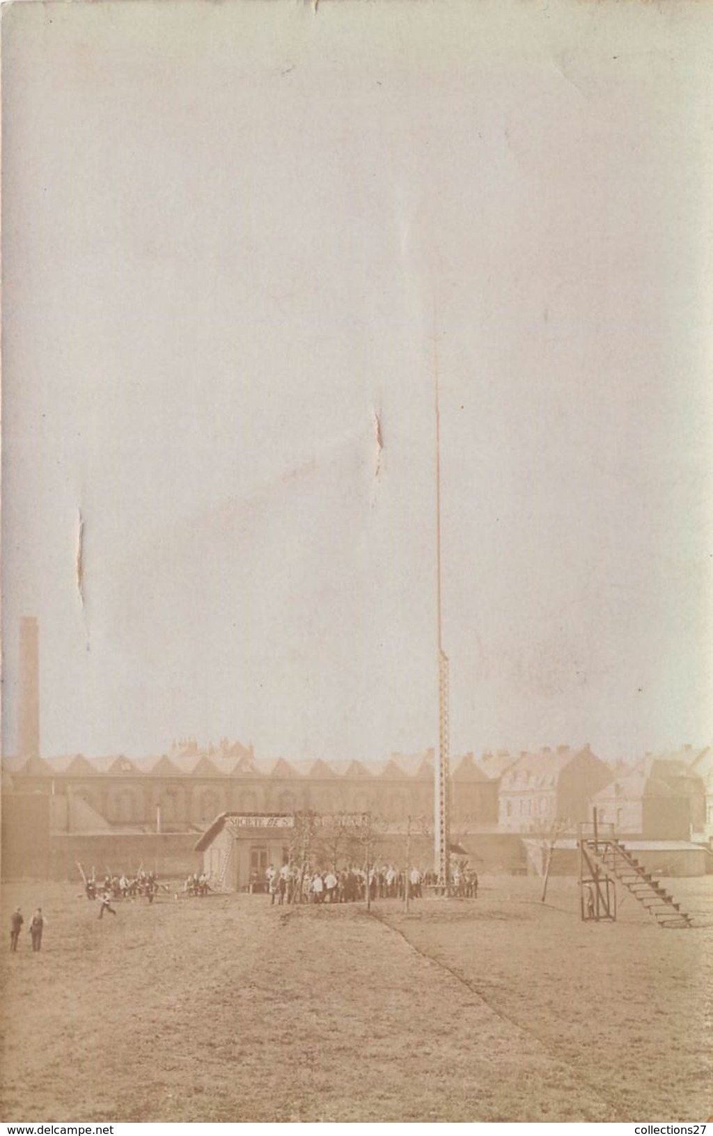 59-ROUBAIX- CARTE PHOTO- TIR A LA PERCHE - Roubaix