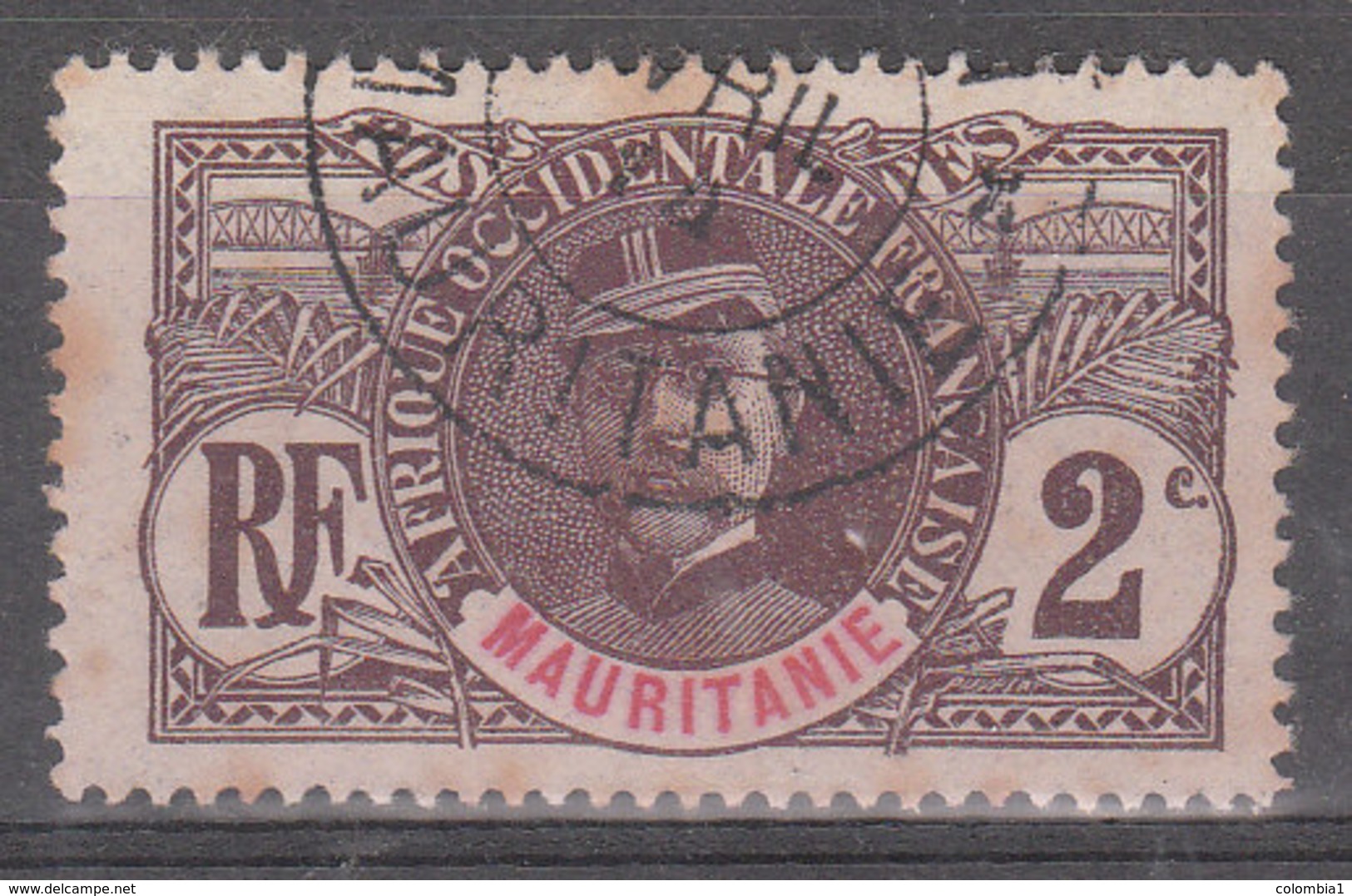 MAURITANIE YT 2 Oblitéré AVRIL 1920 - Used Stamps