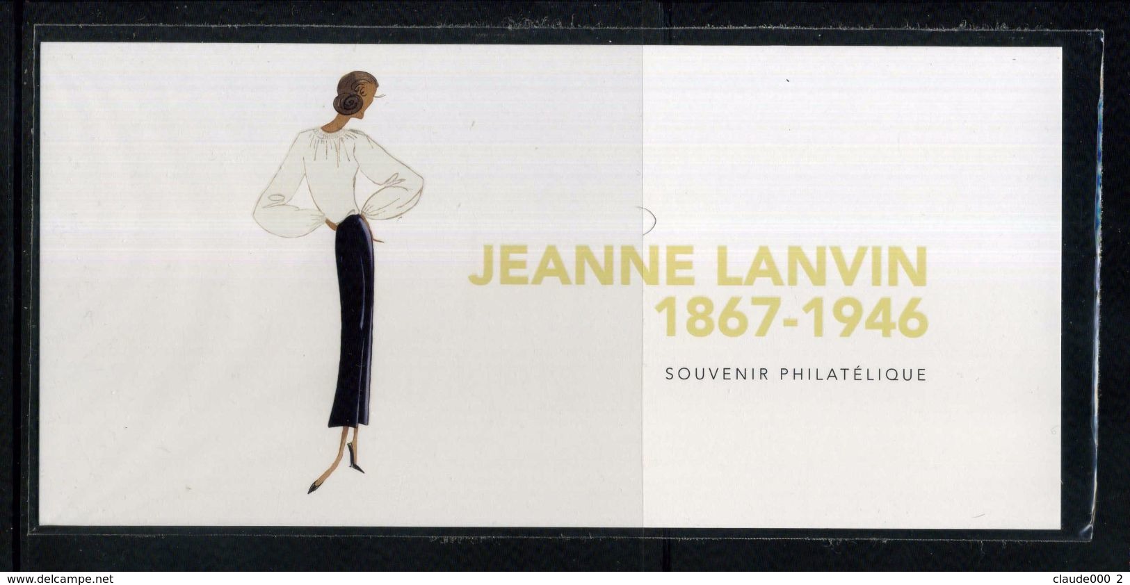 BLOC SOUVENIR  PHILATELIQUE " Jeanne LANVIN 1867 - 1946 " NEUF ** SOUS BLISTER - Foglietti Commemorativi