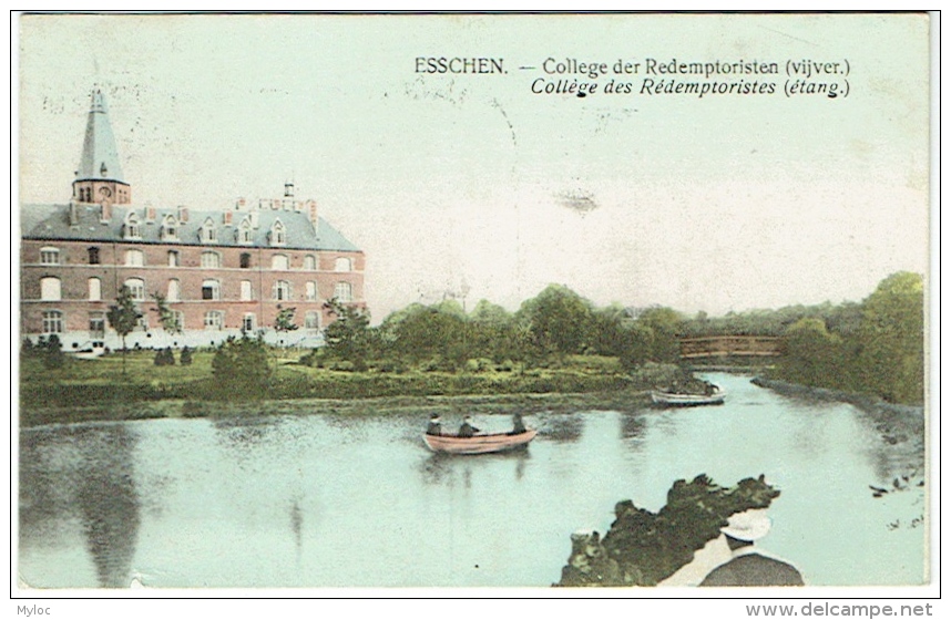 Essen/Esschen. College Der Redemptoristen. Vijver. Collège Des Rédemptoristes. Etang. - Essen