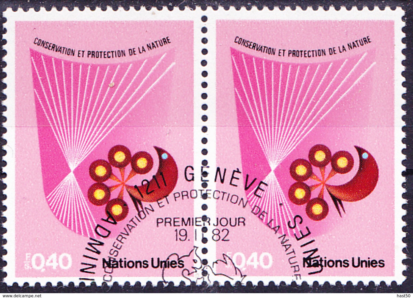UN Genf  Geneva Geneve - Schutz Der Natürlichen Umwelt (MiNr: 109) 1982 - Gest Used Obl - Oblitérés