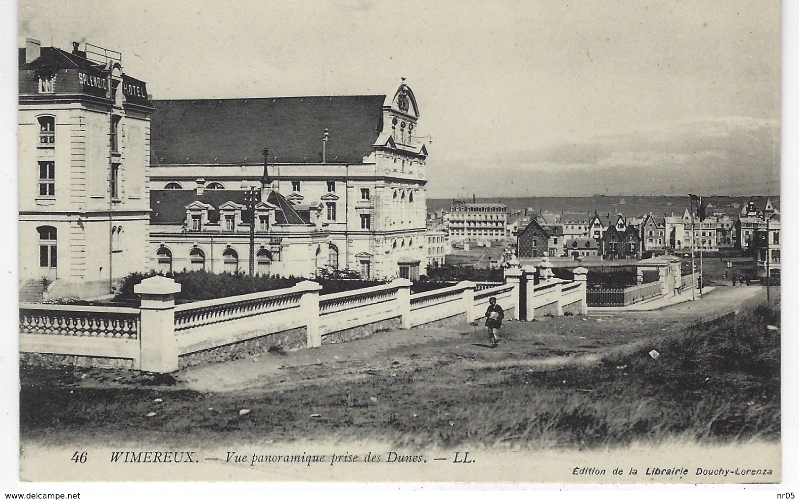 CPA 62 ( Pas De Calais ) - WIMEREUX - Vue Panoramique Prise Des Dunes - Autres & Non Classés