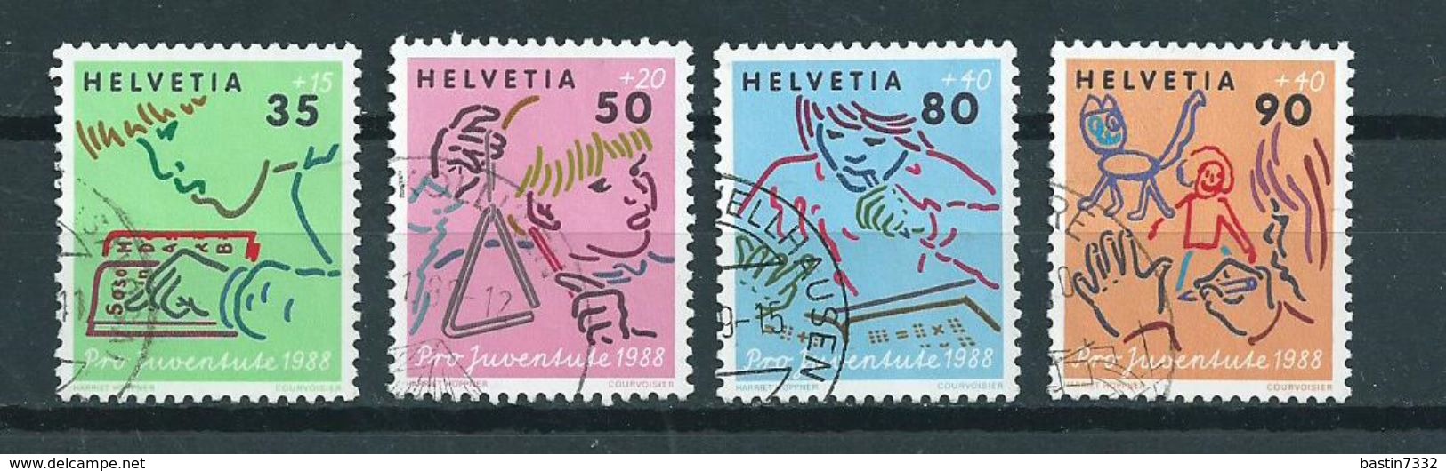 1988 Switzerland Complete Set Pro Juventute Used/gebruikt/oblitere - Gebruikt