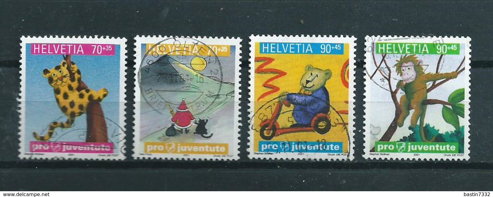 2001 Switzerland Complete Set Pro Juventute Used/gebruikt/oblitere - Gebruikt