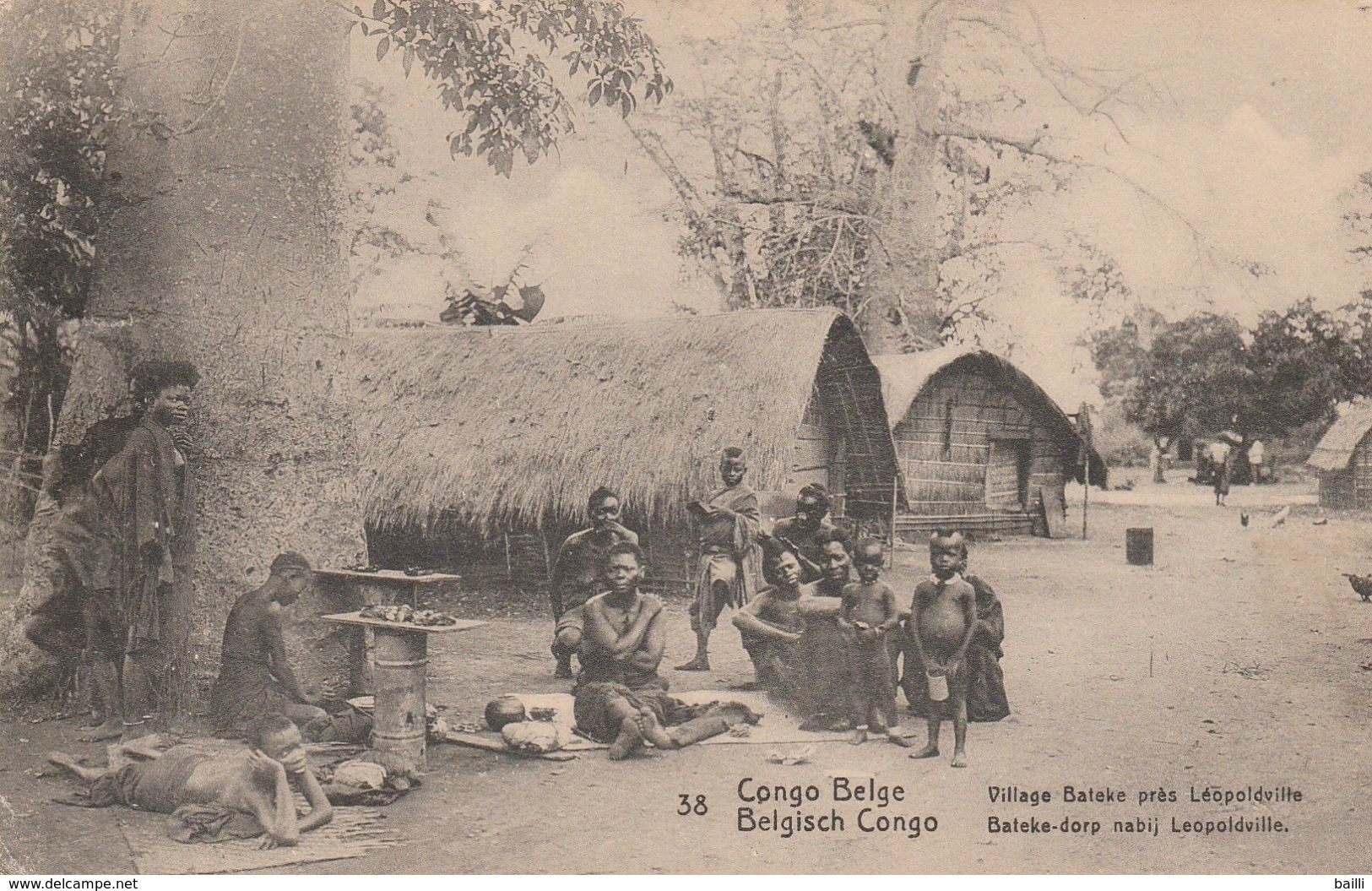 Congo Belge Entier Postal Illustré 1913 - Covers & Documents