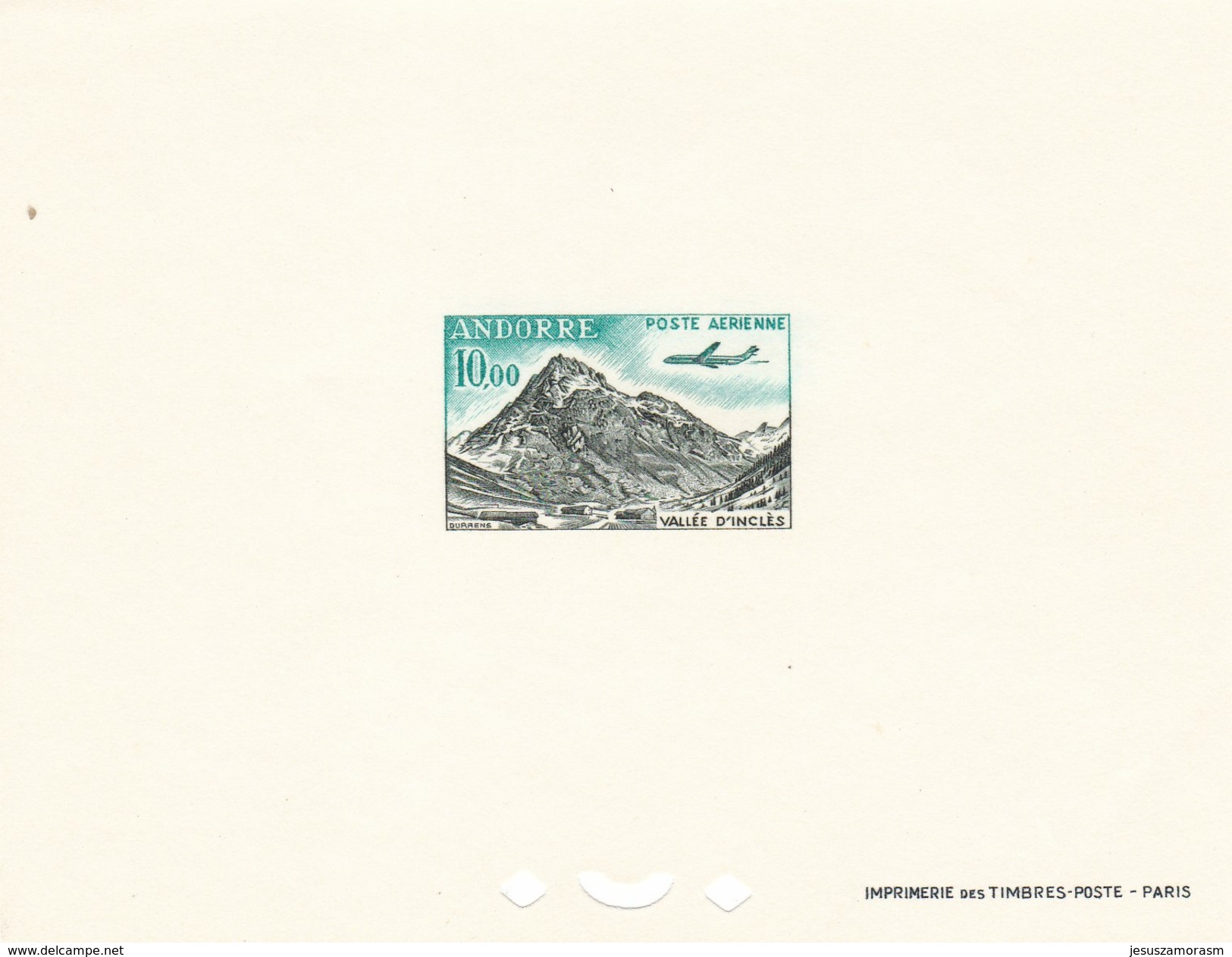 Andorra Francesa Nº A8 En Prueba - Unused Stamps