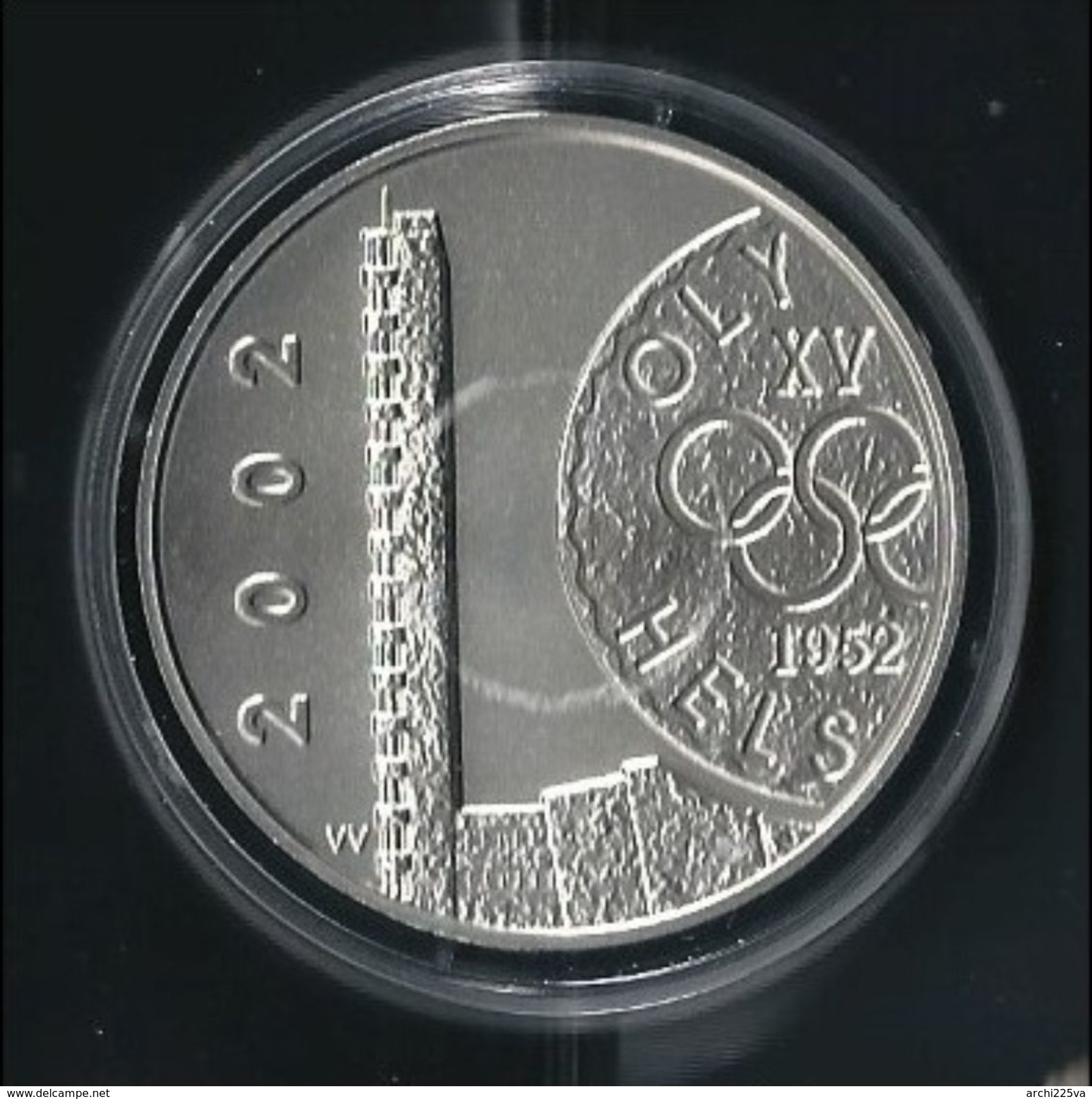 Suomi  FINLAND 2002 - OLimpiadi Helsinki 1952 - 10 EURO - FDC - Argento / Argent / Silver 925 - ! NO Proof  ! = Più RARA - Finland