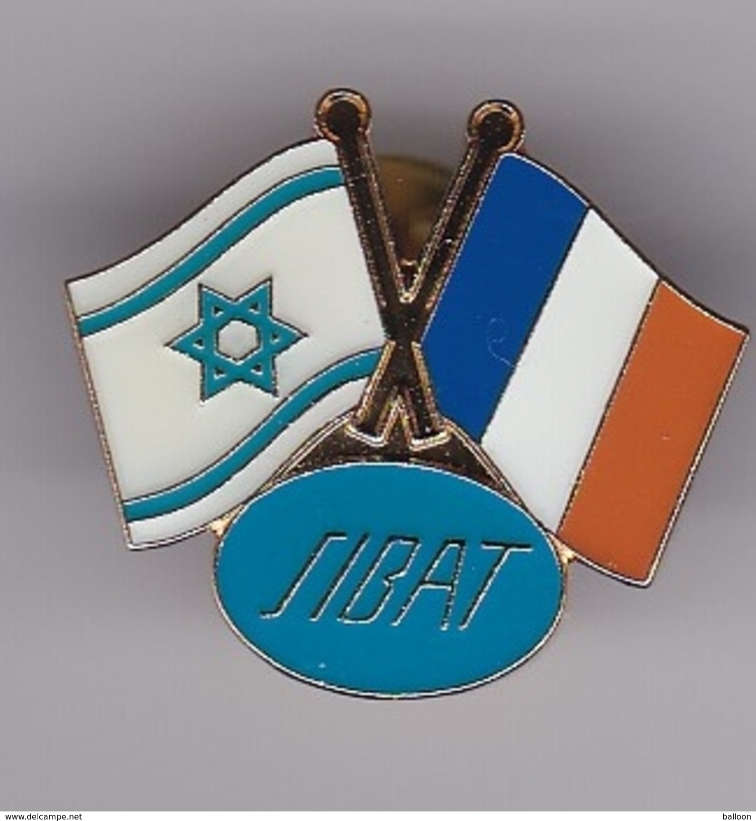 Pin's FRANCE-ISRAEL - SIBAT - Administrations