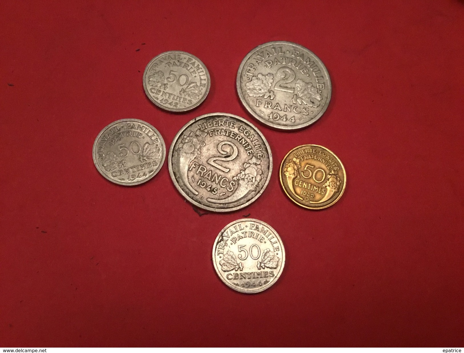 Lot De 6 Pièces Assez Rares  Voir Le Détail Et Le Scan - Lots & Kiloware - Coins