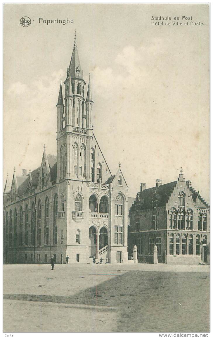 POPERINGHE - Stadhuis En Post - Poperinge