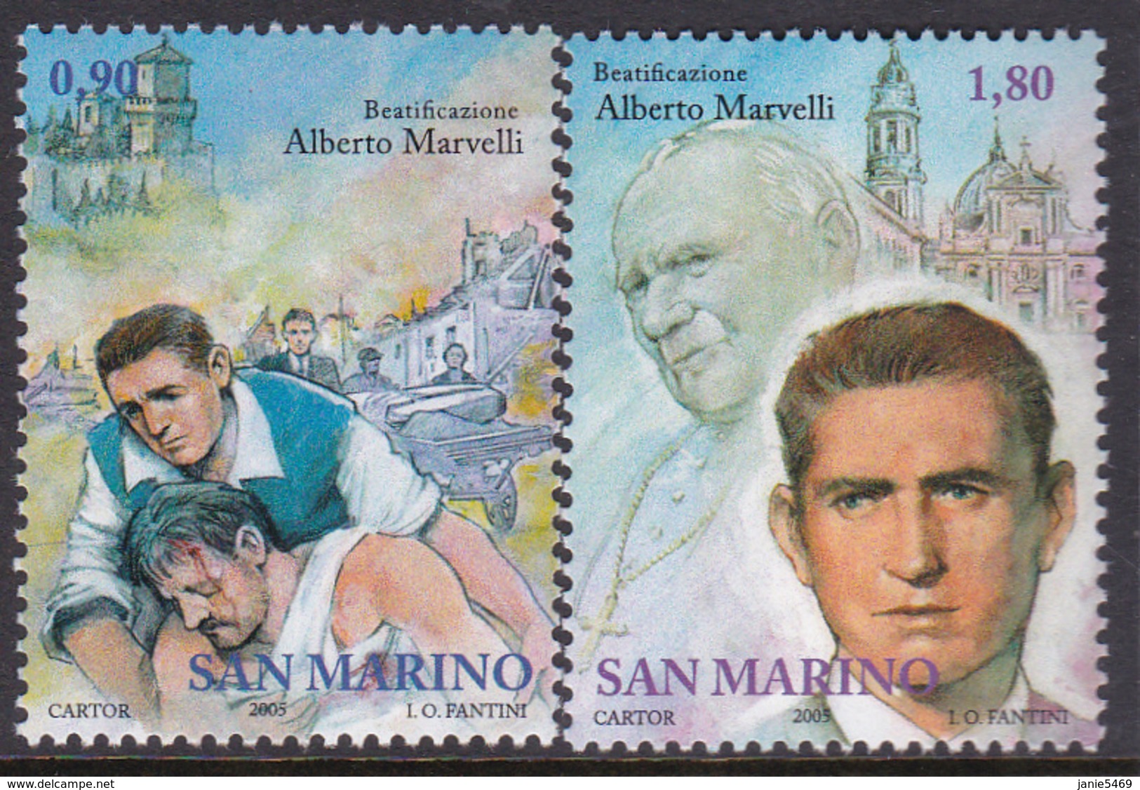 San Marino 2005 Alberto Marvelli MNH - Gebruikt