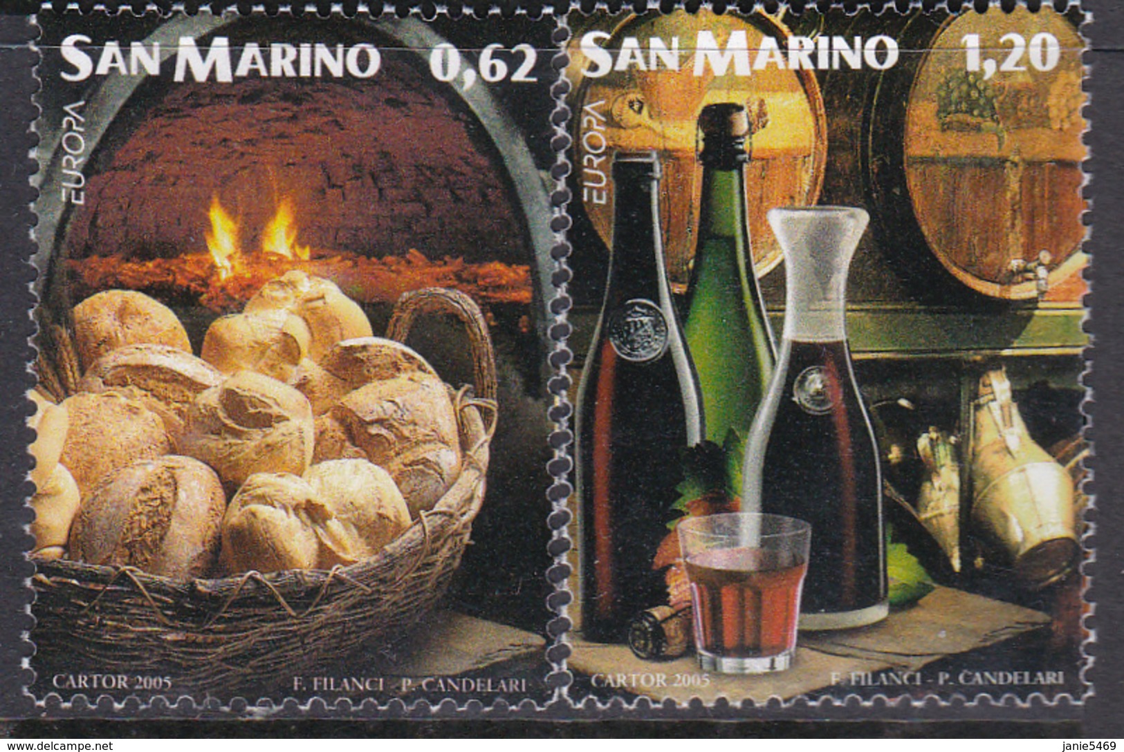 San Marino 2005 Food  MNH - Gebruikt