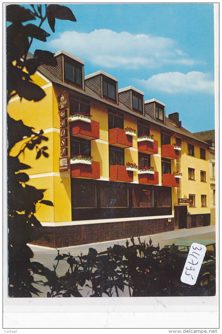 CPM GF -34795 -Allemagne -Zell - Hotel "Zur Post"-Envoi Gratuit - Zell