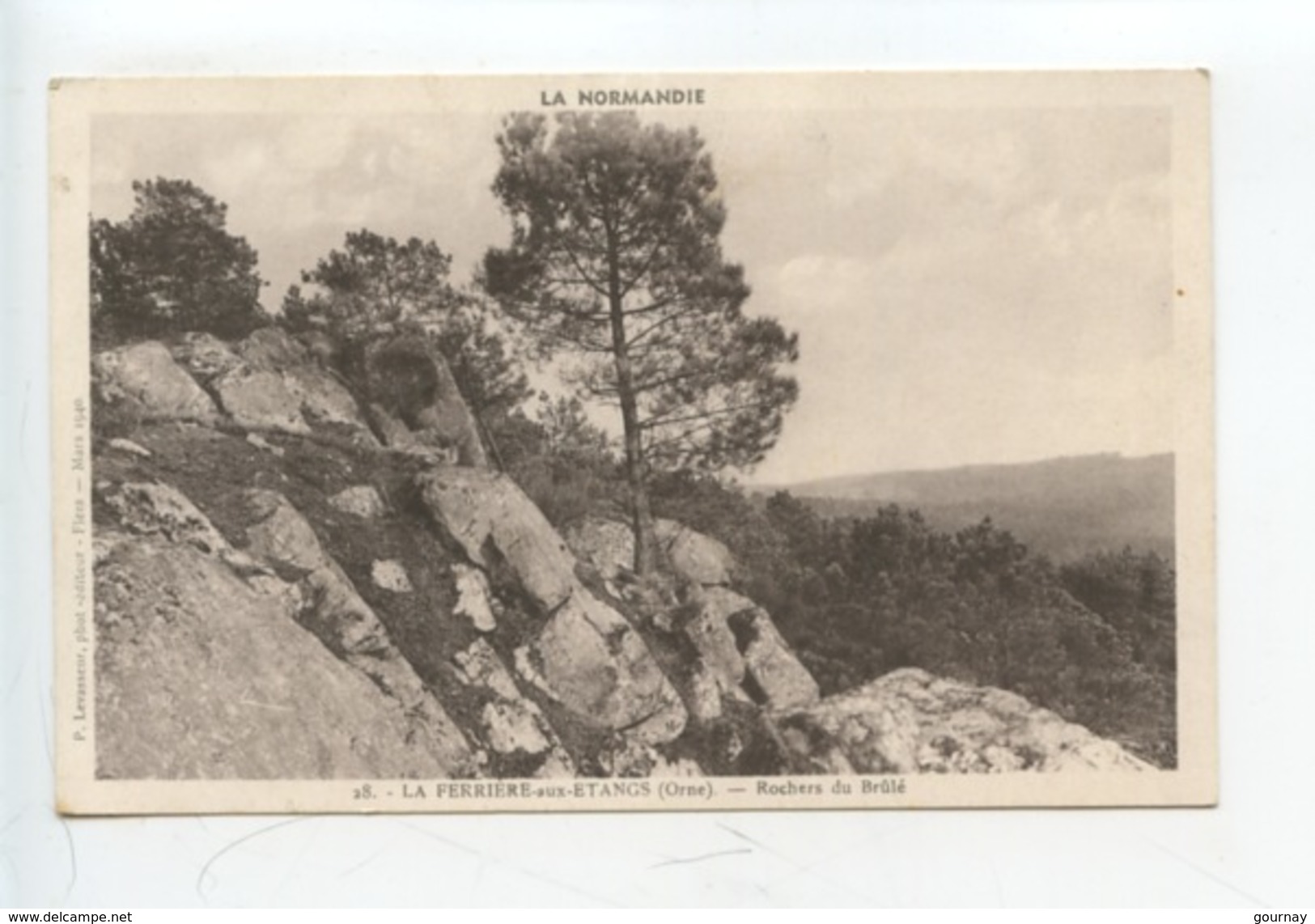 La Ferriere Aux étangs (Orne) Rochers Du Brûlé  (n°28) La Normandie - Autres & Non Classés