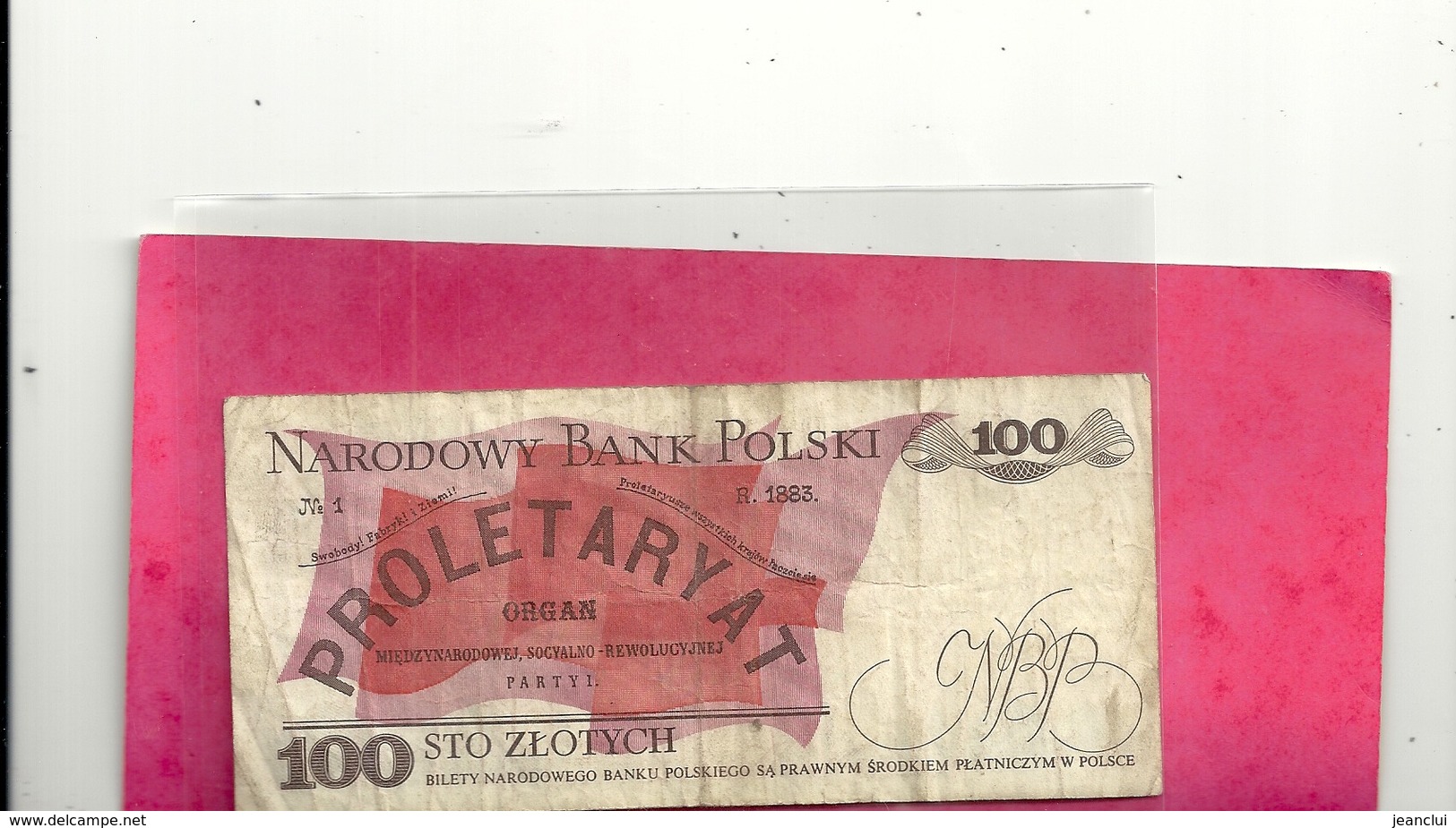 NARODDOWY BANK POLSKI . 100 ZLOTYCH . 1 GRUDNIA 1988  N° RN 4169617 - Pologne