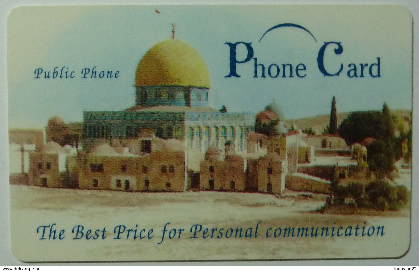 PALESTINE - 1st Issue Chip - Public Phone - The Best Price For Personal Communication - Palestina