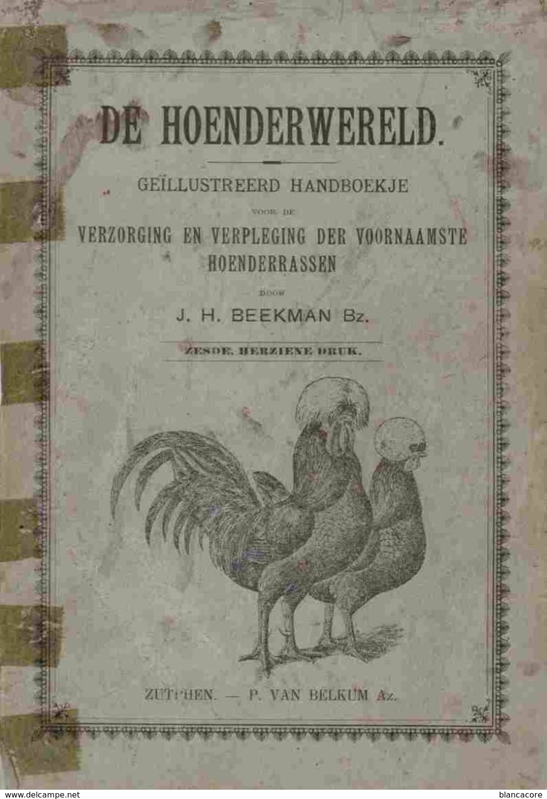 De Hoenderwereld Beekman J. H.  AGRICULTURE POULE COQ BASSE-COUR Vers 1910 - Pratique