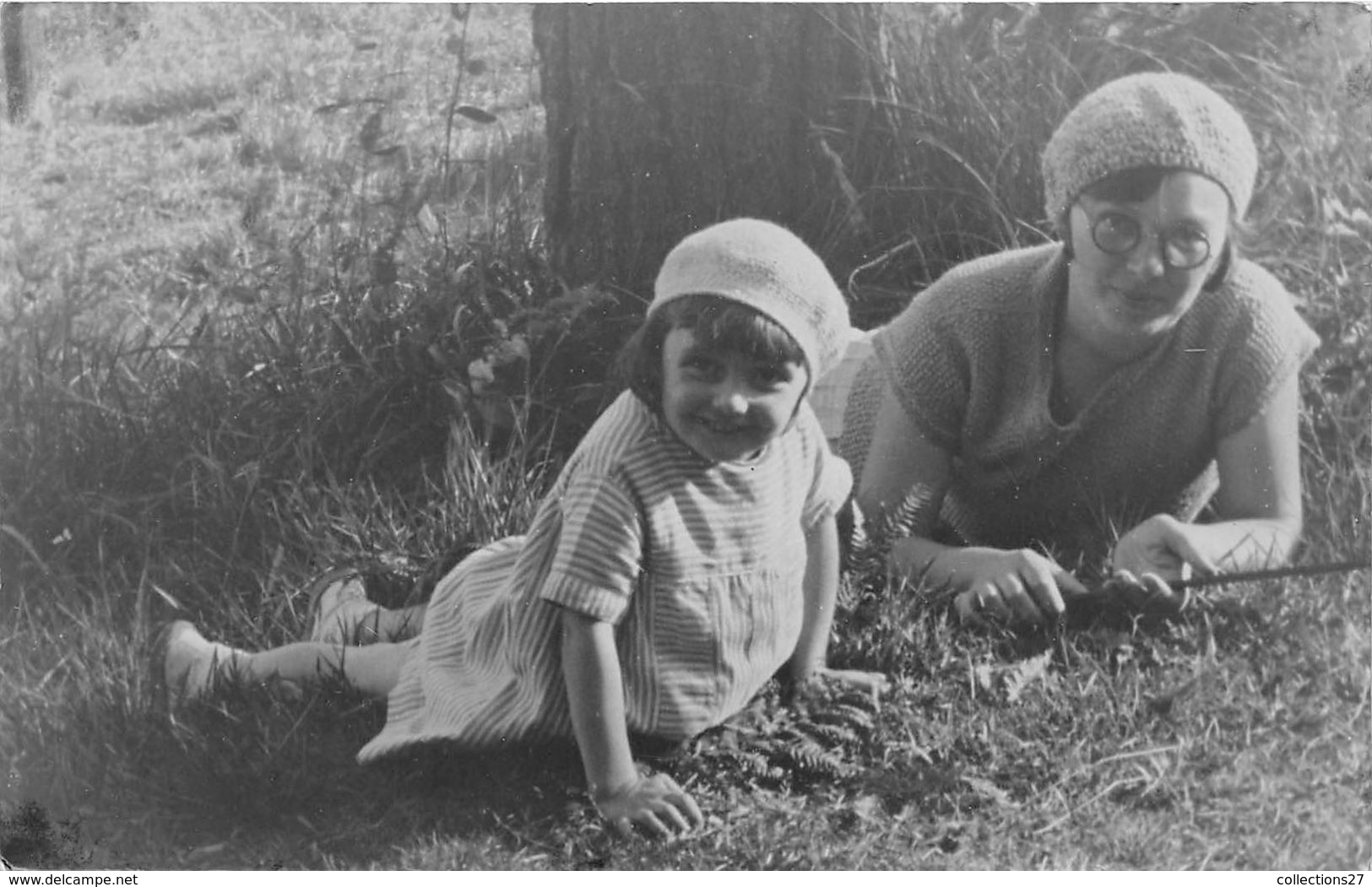 76-NEUFCHATEL-EN-BRAY- LOT DE 8 CARTES PHOTO- SCENES D'UNE FAMILLE  (1)