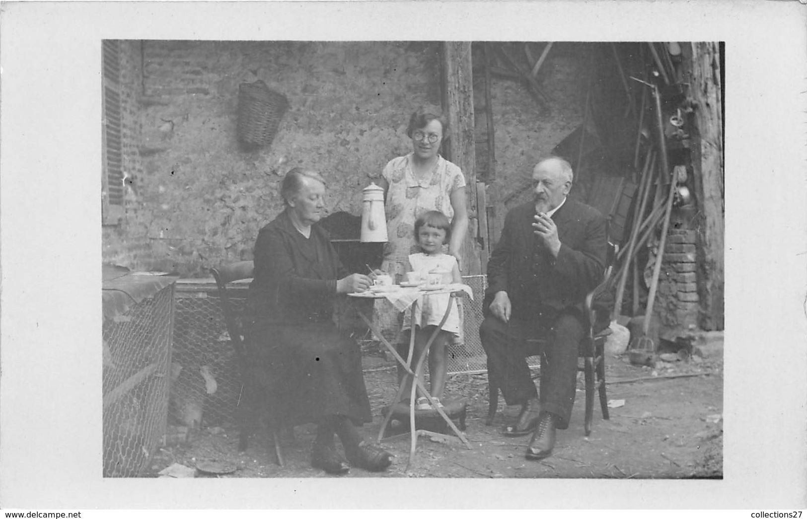 76-NEUFCHATEL-EN-BRAY- LOT DE 9 CARTES PHOTO- SCENES D'UNE FAMILLE  (8) - Neufchâtel En Bray