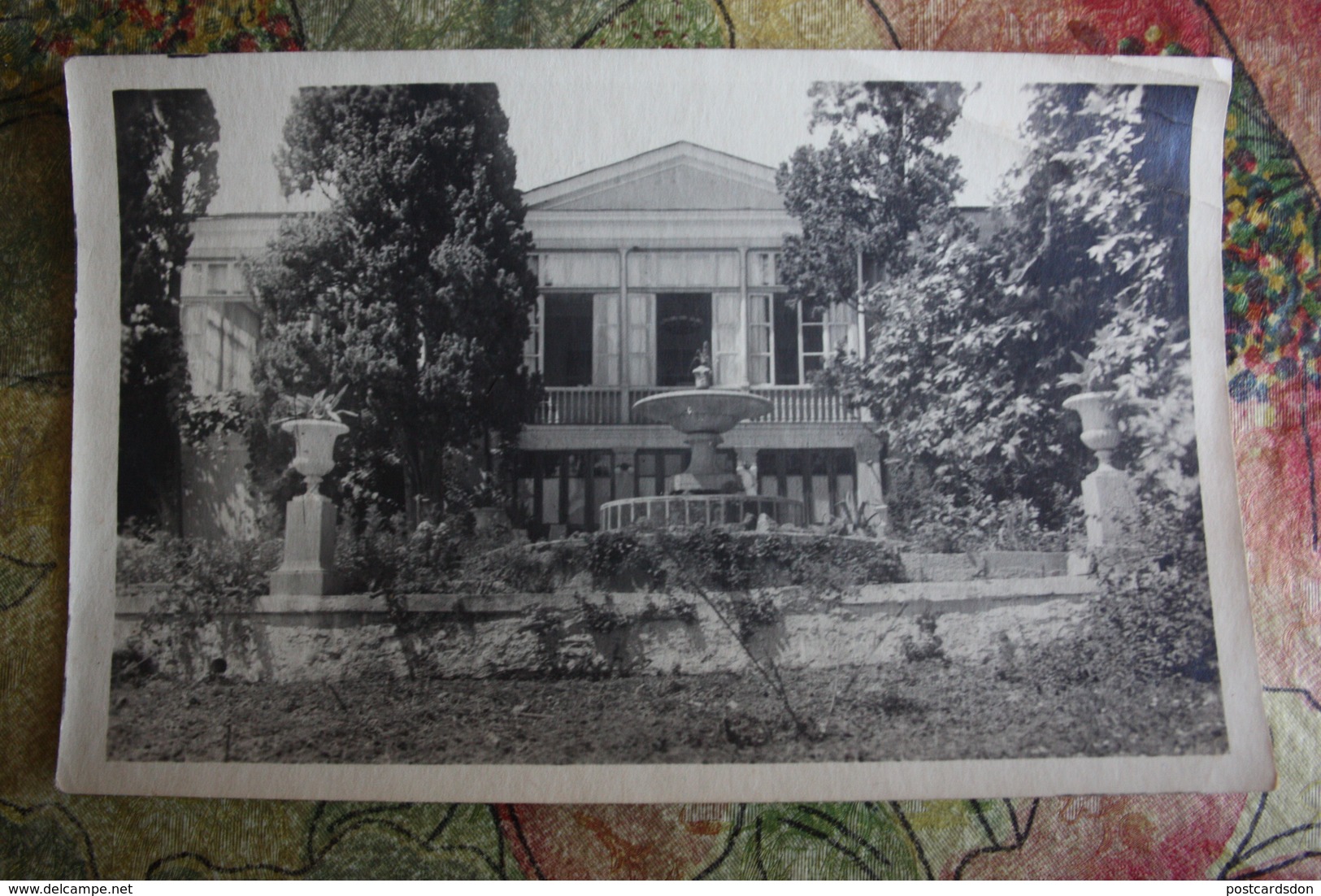 Russia. Crimea. GURZUF. Pushkin Manor House  - Rare Postcard 1953 - Russia
