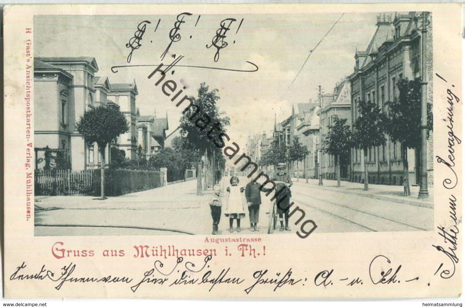 Mühlhausen I. Th. - Augustastrasse - Muehlhausen