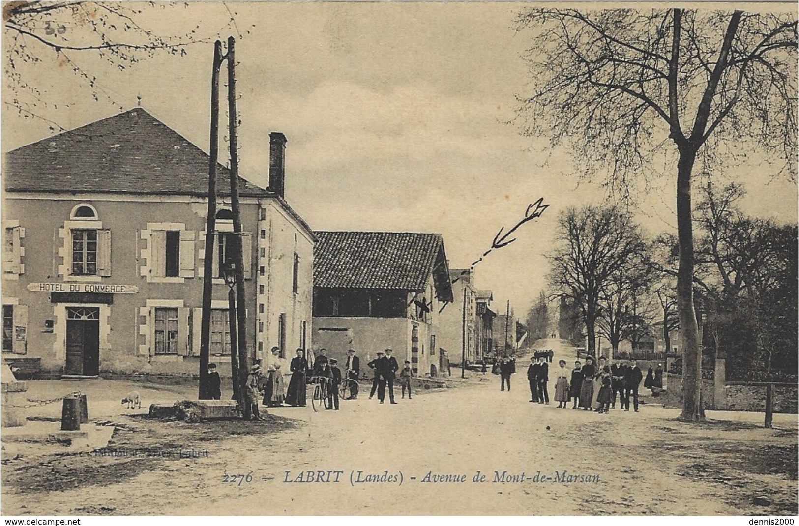 2276- LABRIT - Avenue De Mont-de-Marsan - Ed. Gaudreau - Labrit