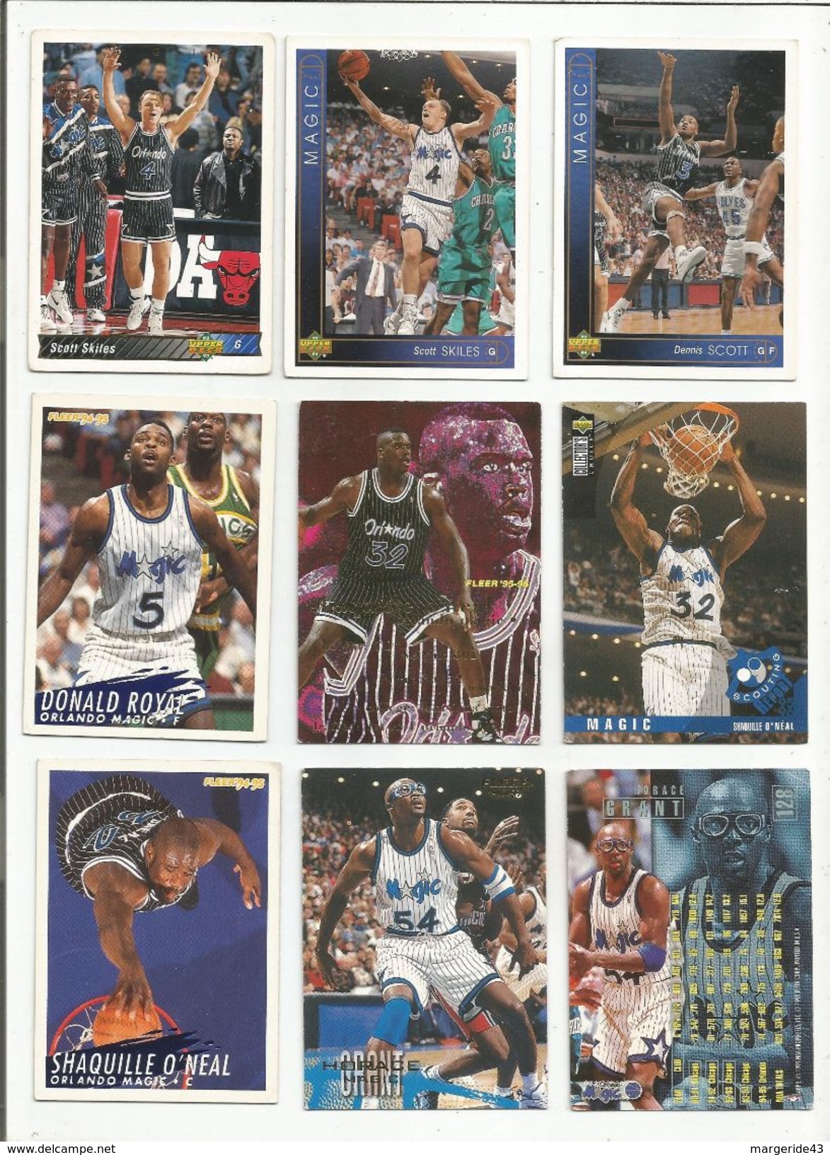 BASKETBALL NBA LOT DE CARTES ORLANDO MAGIC - Lots