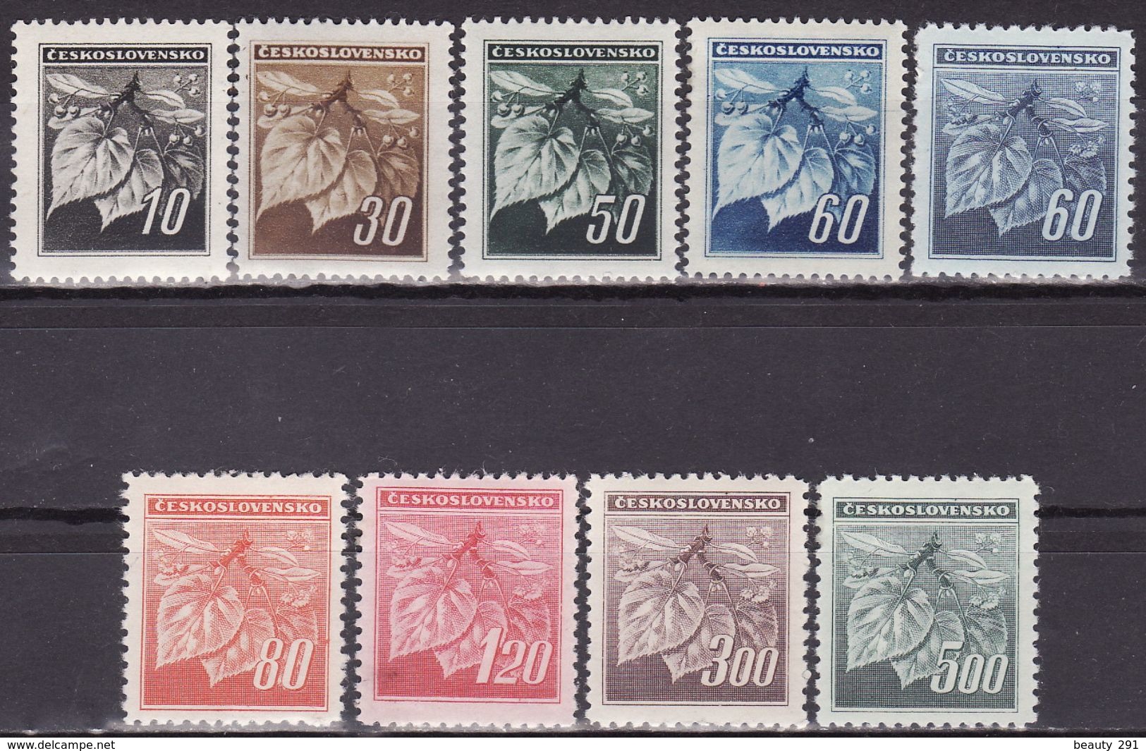 Czechoslovakia 1945 - Mi  424-432 MNH** - Neufs