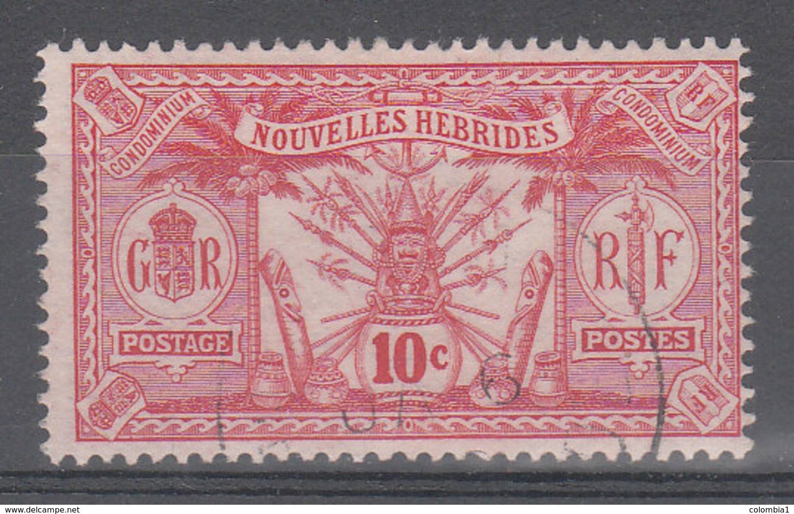 NOUVELLES HEBRIDES YT 28  Oblitéré - Used Stamps