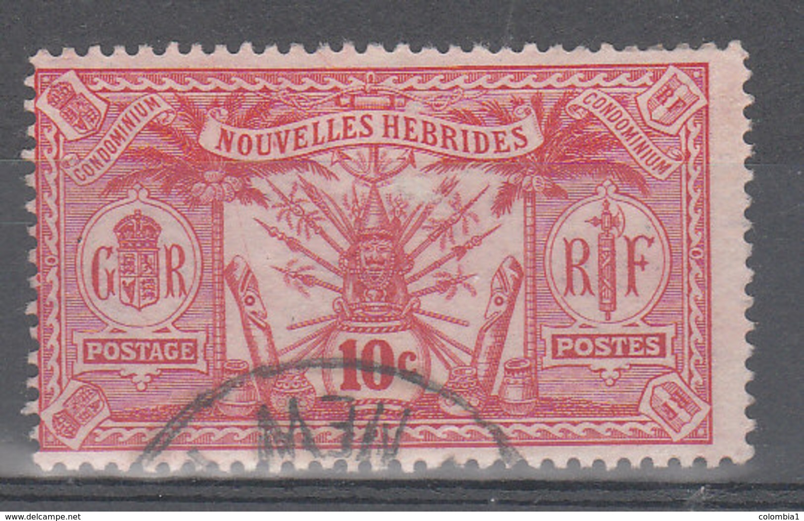 NOUVELLES HEBRIDES YT 28  Oblitéré NEW - Used Stamps