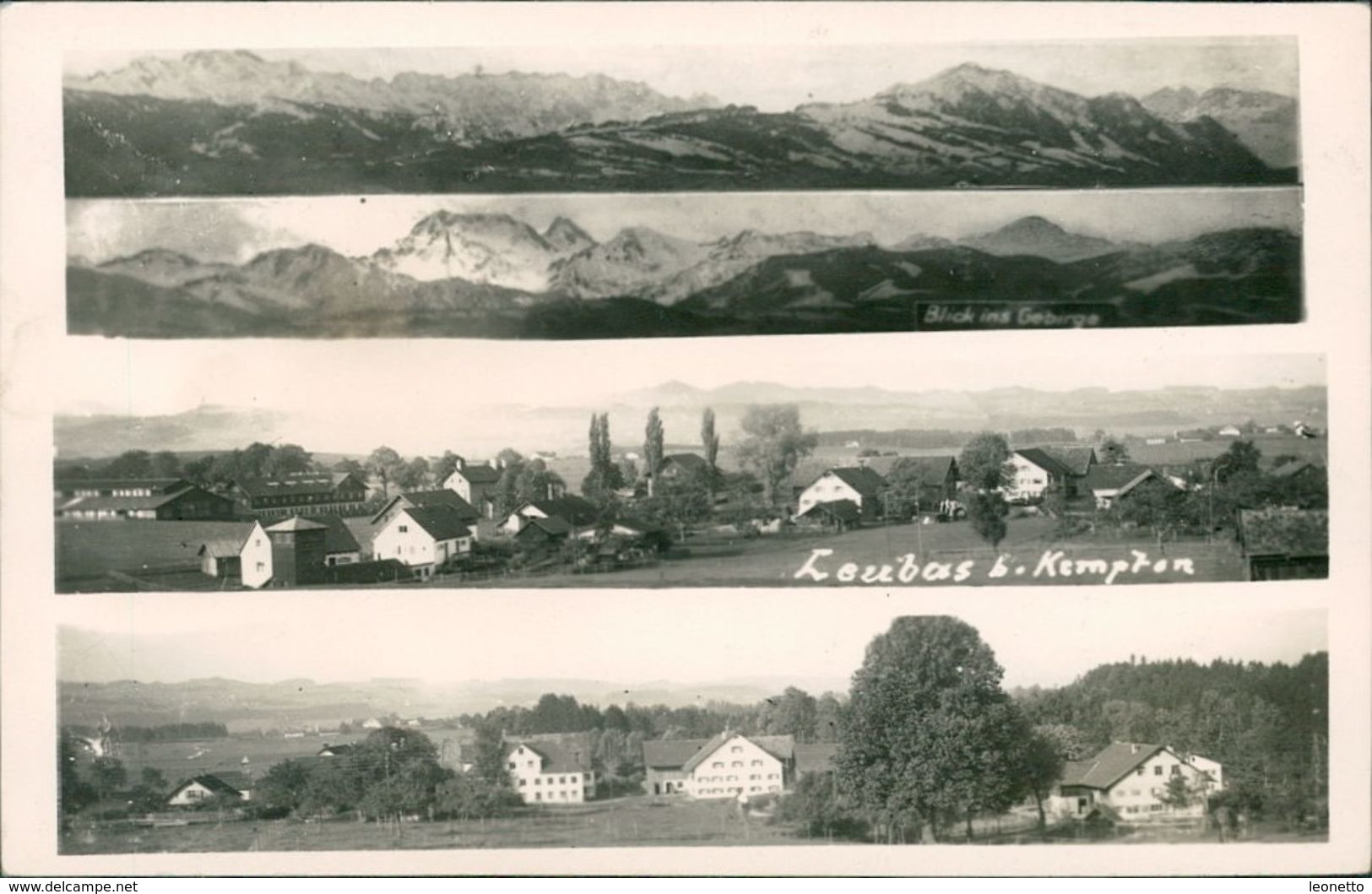 AK Kempten Leubas, Mehrbildkarte, O Um 1950 (24401) - Kempten