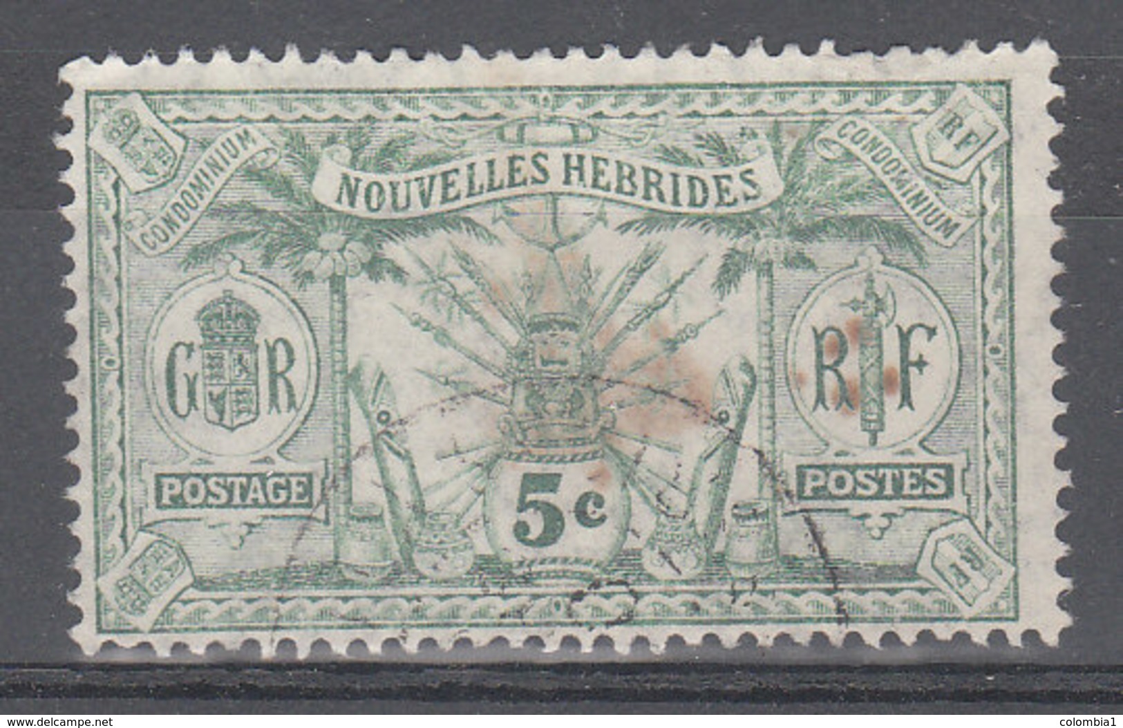 NOUVELLES HEBRIDES YT 27 Oblitéré - Used Stamps