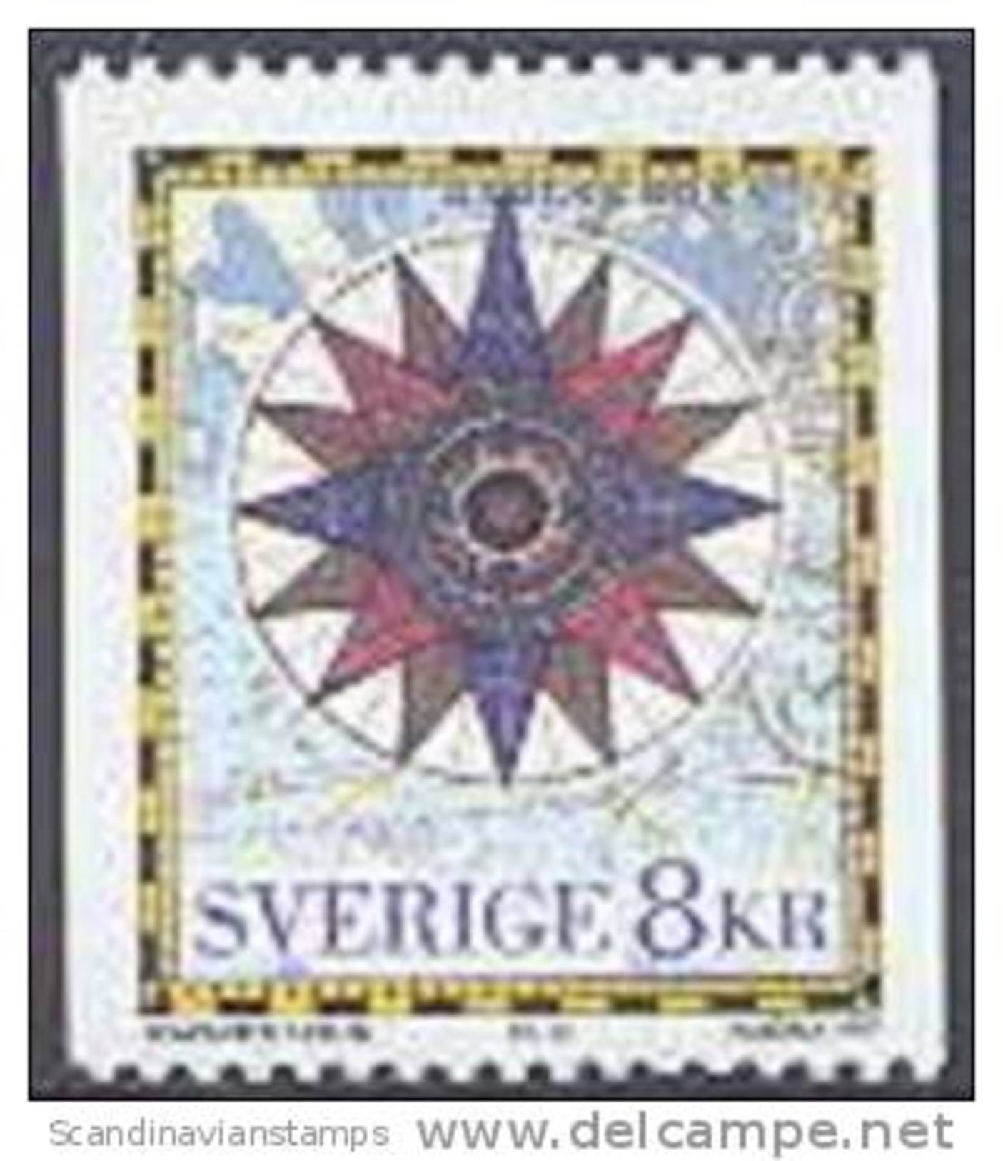 Zweden 1997 8kr Kompasroos PF-MNH-NEUF - Nuevos