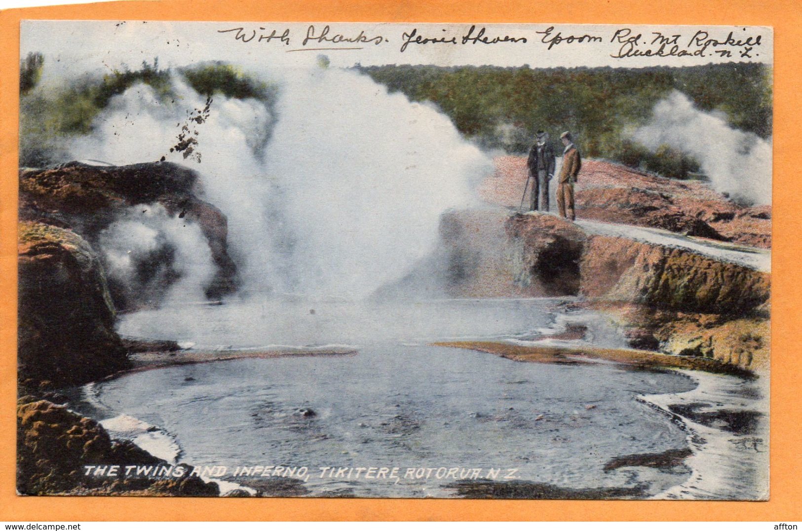 Rotorua New Zealand 1907 Postcard - New Zealand