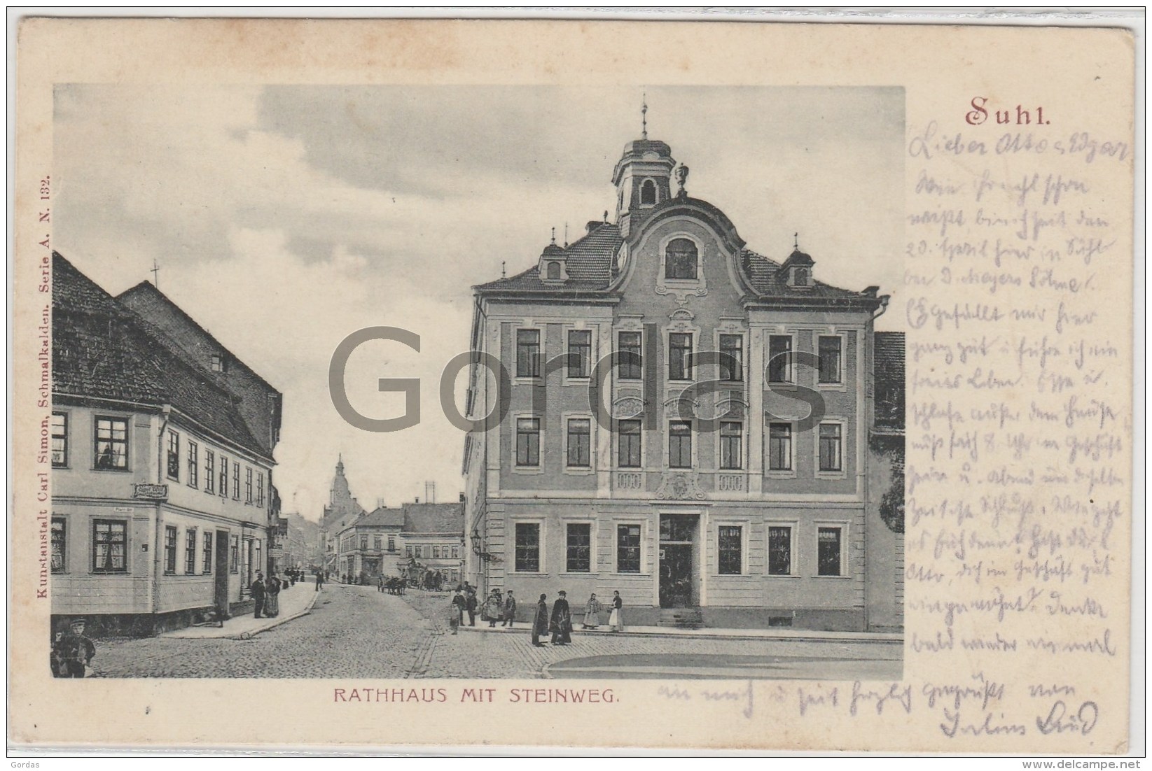 Germany - Suhl - Rathaus Mit Steinweg - Suhl